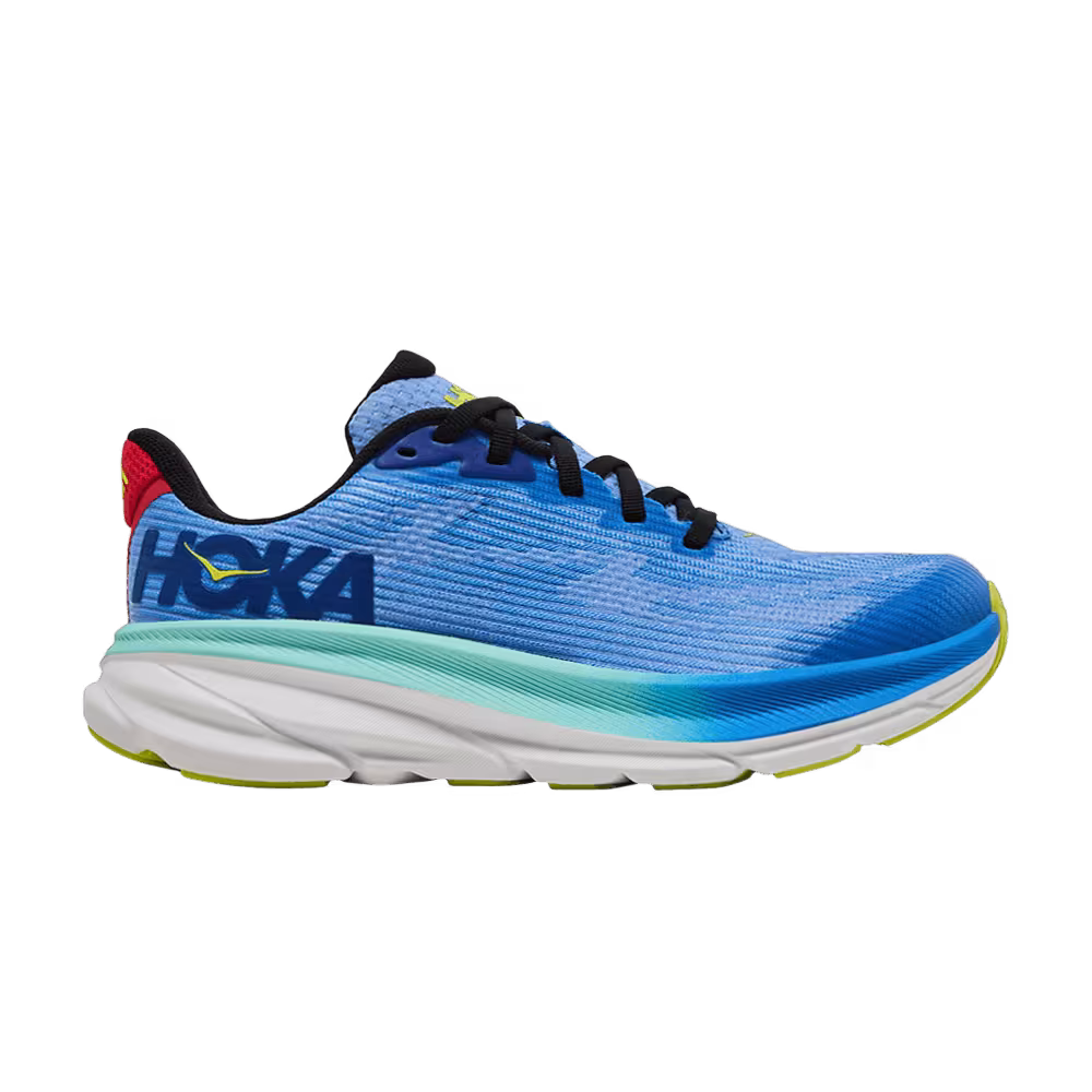 HOKA Clifton 9 Kids Virtual Blue Cerise