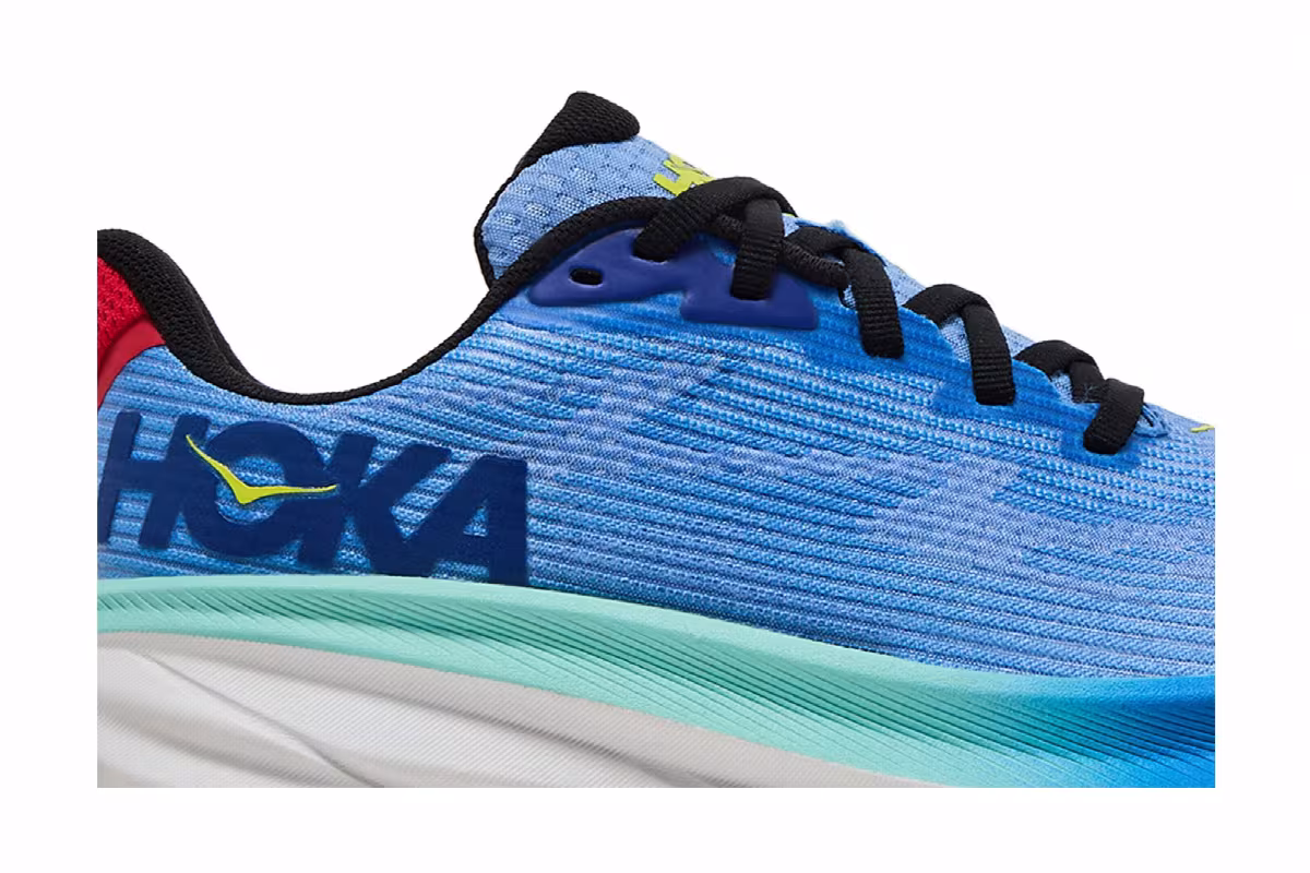 HOKA Clifton 9 Kids Virtual Blue Cerise, view 3