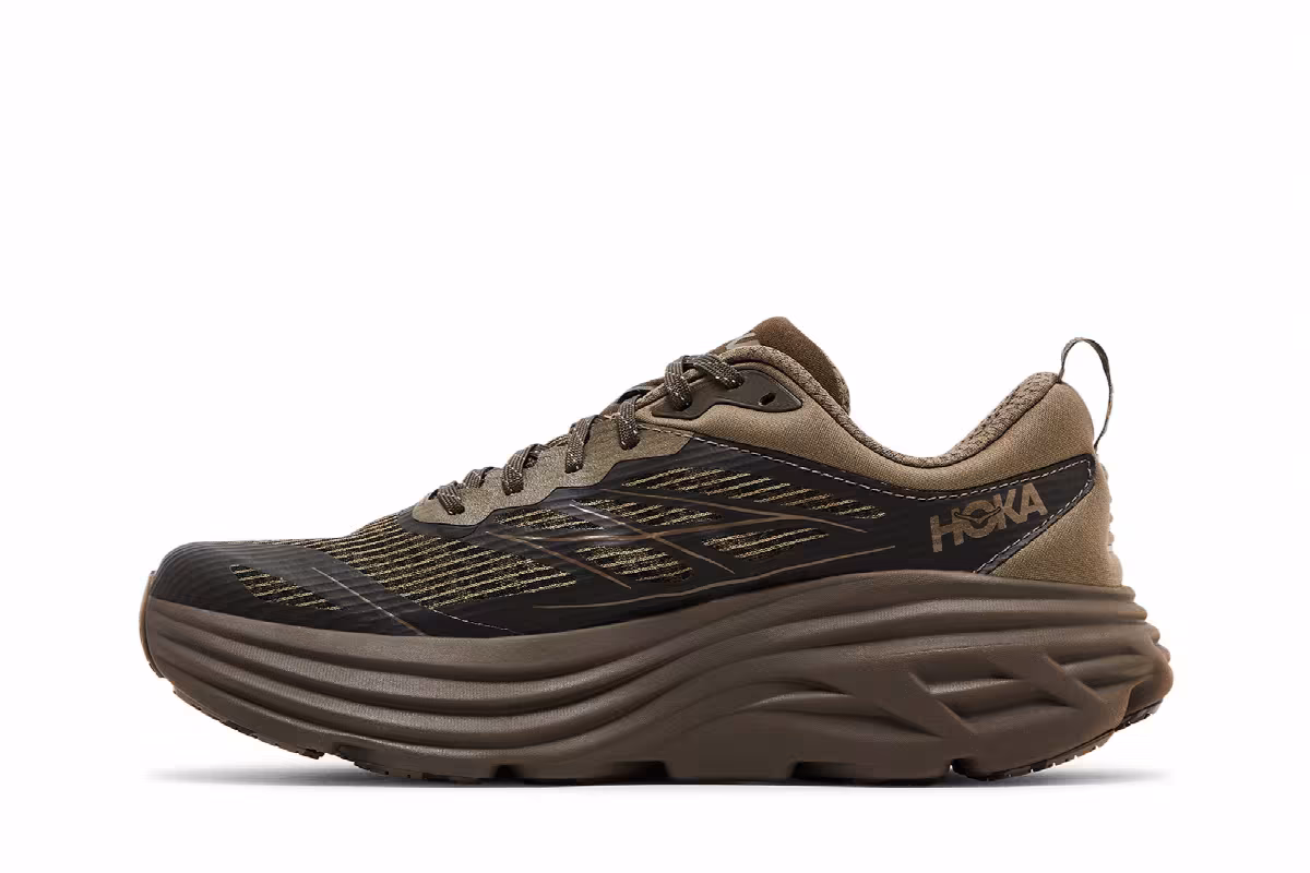 HOKA Bondi 8 Caged Stealth Tech Pack, view 4