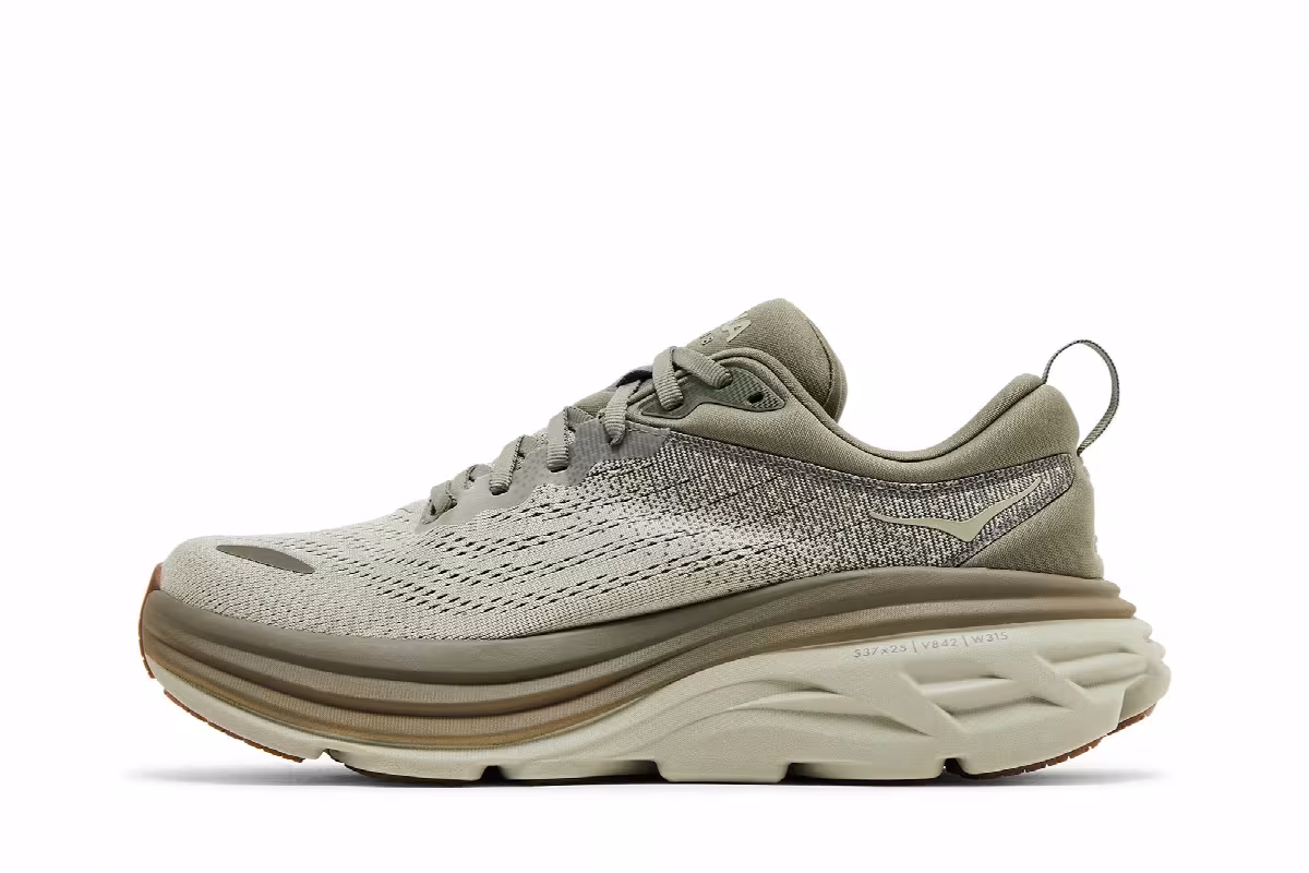 HOKA Bondi 8 Slate Barley, view 4