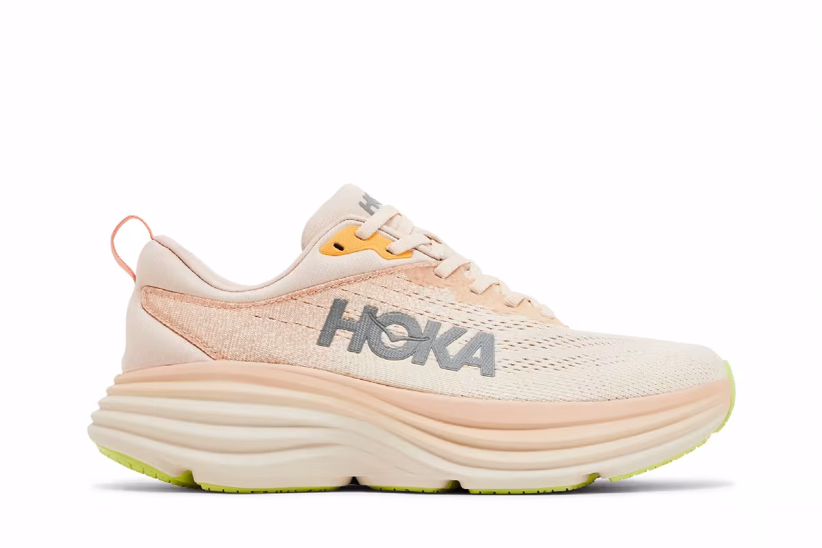 HOKA Women's Bondi 8 Cream Vanilla, view 2
