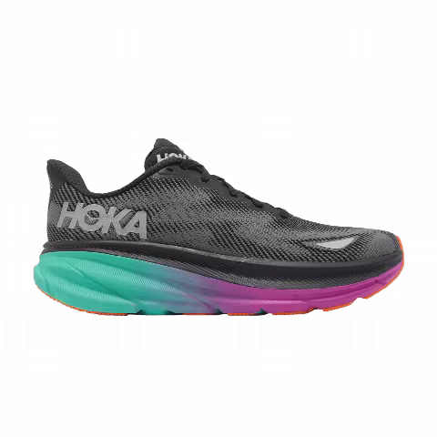 HOKA Clifton 9 GORE-TEX 'Black Electric Aqua'