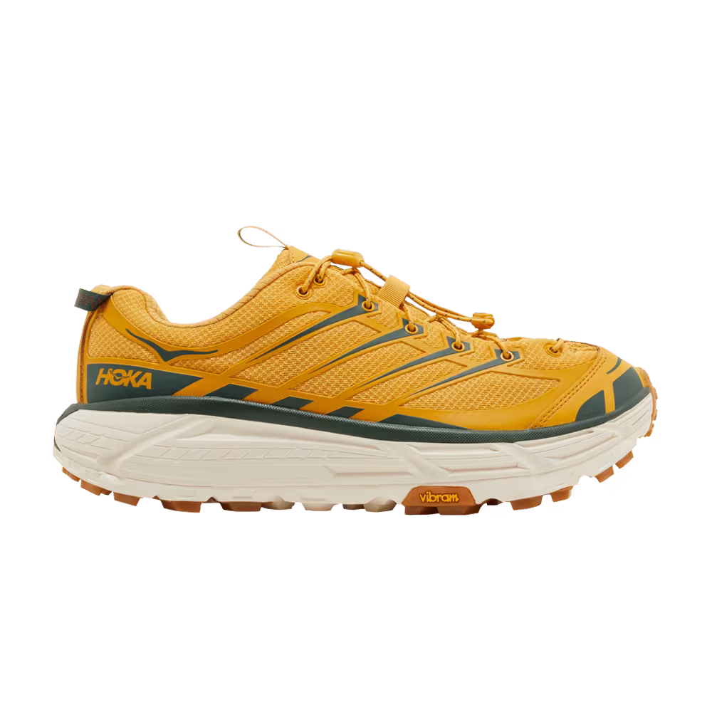 HOKA Mafate Three2 Golden Yellow Eggnog