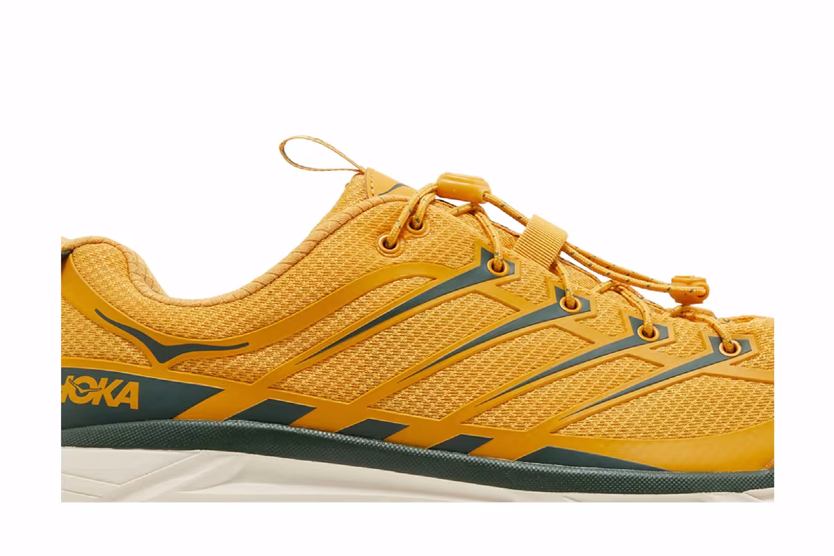 HOKA Mafate Three2 Golden Yellow Eggnog, view 3