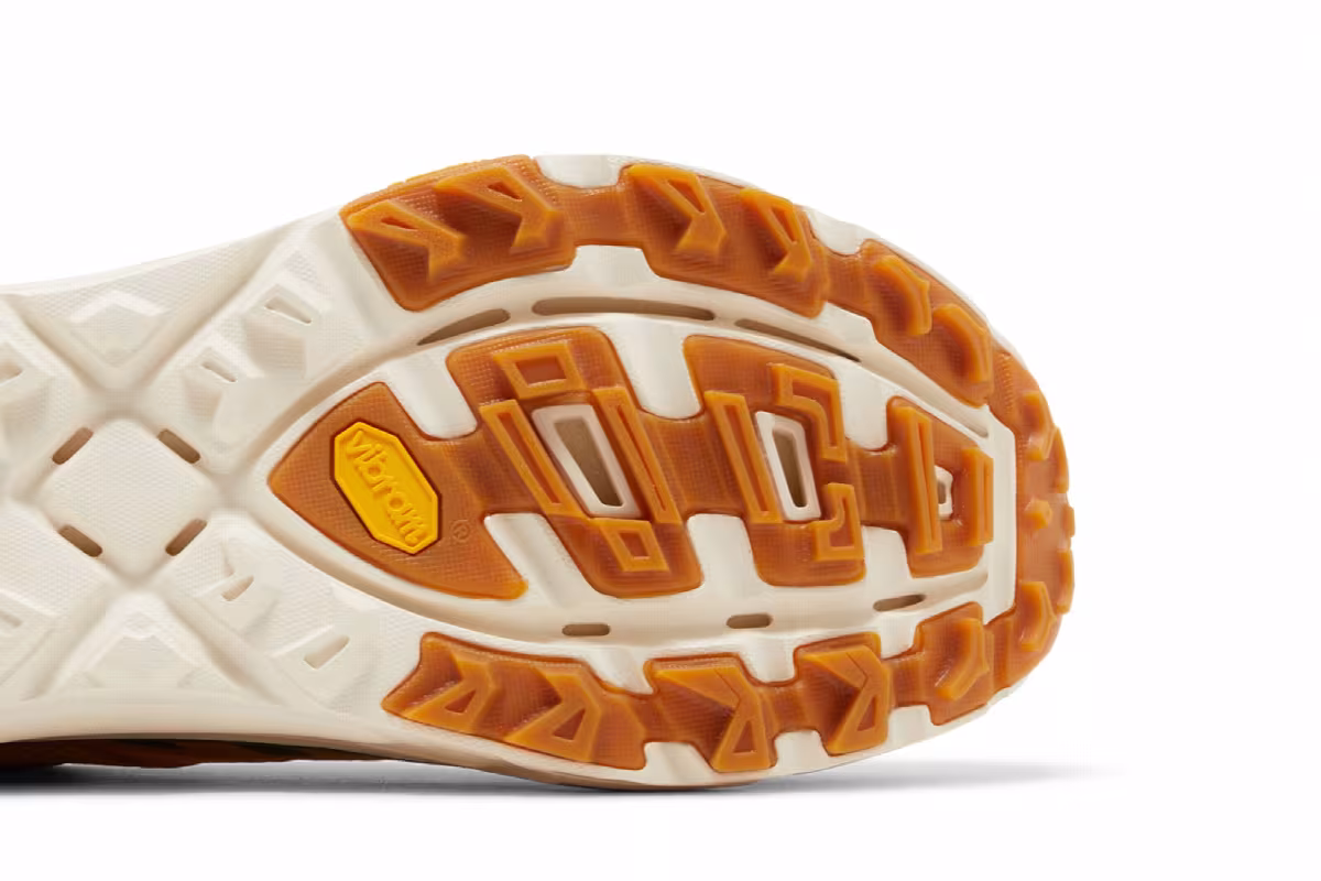 HOKA Mafate Three2 Golden Yellow Eggnog, view 6