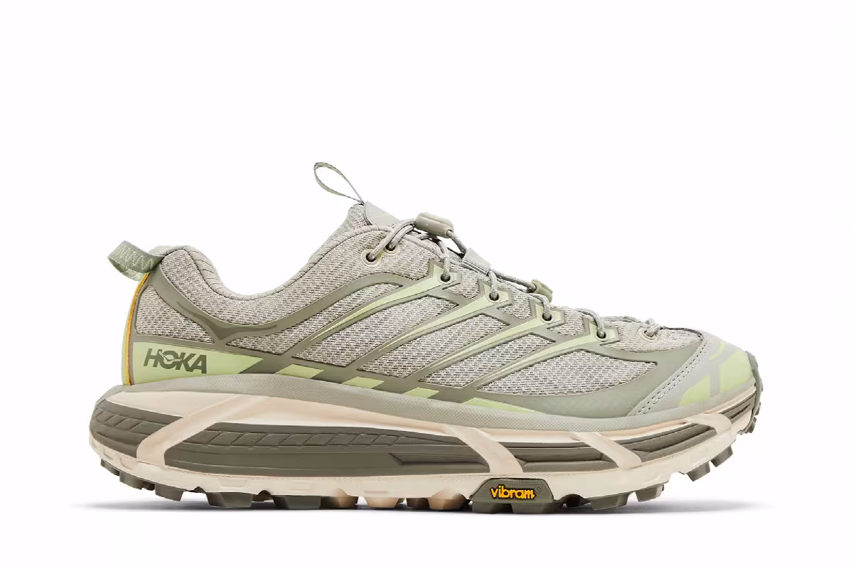 HOKA Mafate Three2 Barley Seed Green, view 2