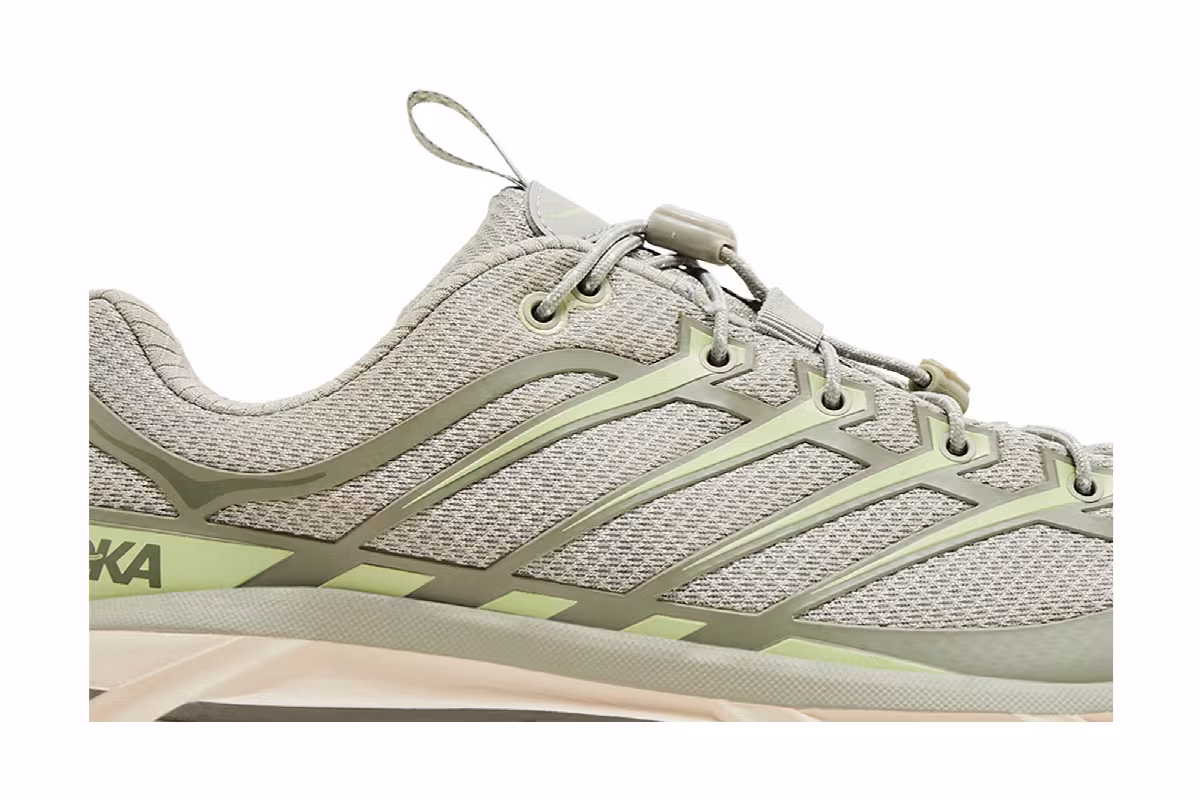 HOKA Mafate Three2 Barley Seed Green, view 3