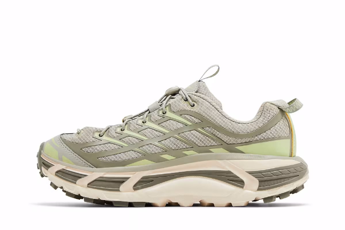 HOKA Mafate Three2 Barley Seed Green, view 4