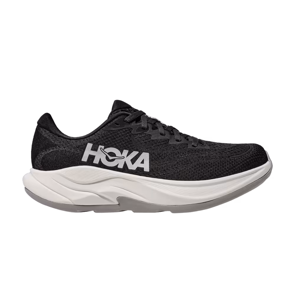 HOKA Rincon 4 2E Wide Black White