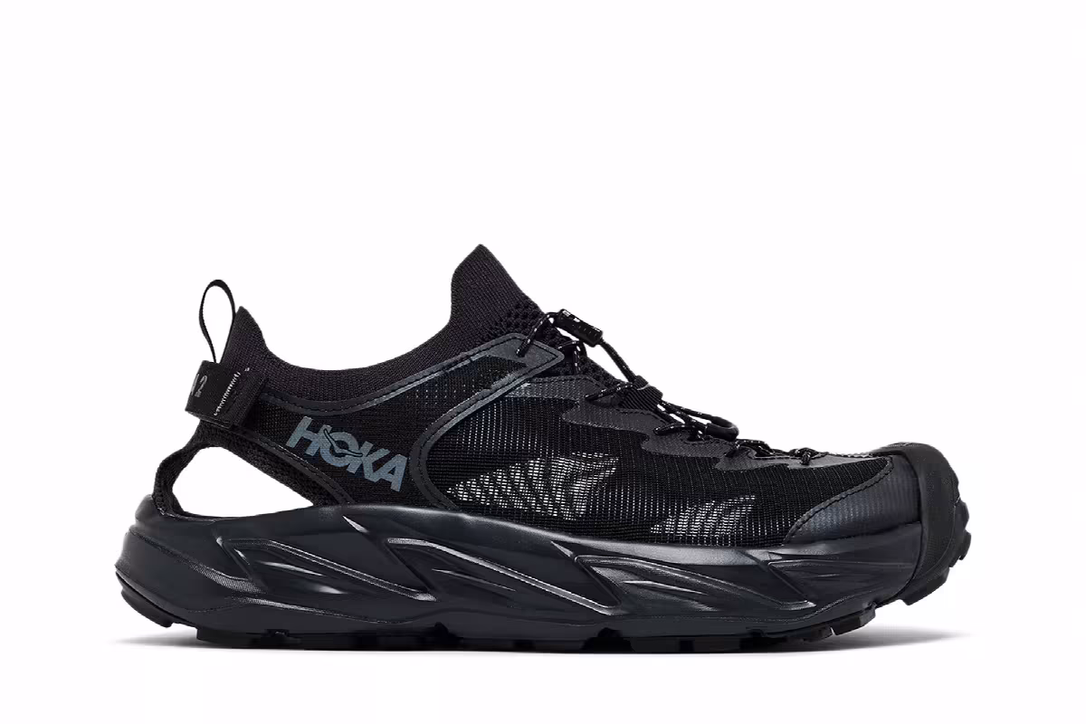 HOKA Hopara 2 Sandal Triple Black, view 2