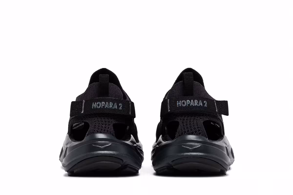 HOKA Hopara 2 Sandal Triple Black, view 7