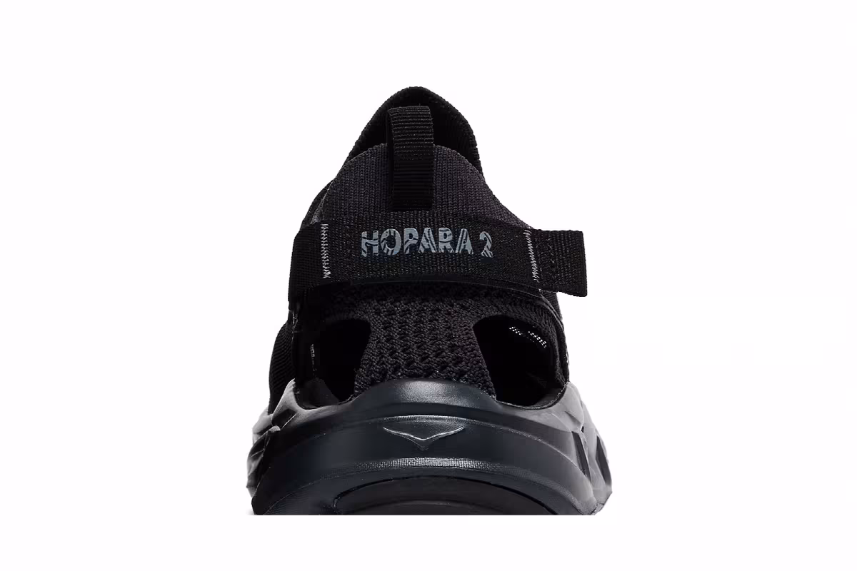 HOKA Hopara 2 Sandal Triple Black, view 8