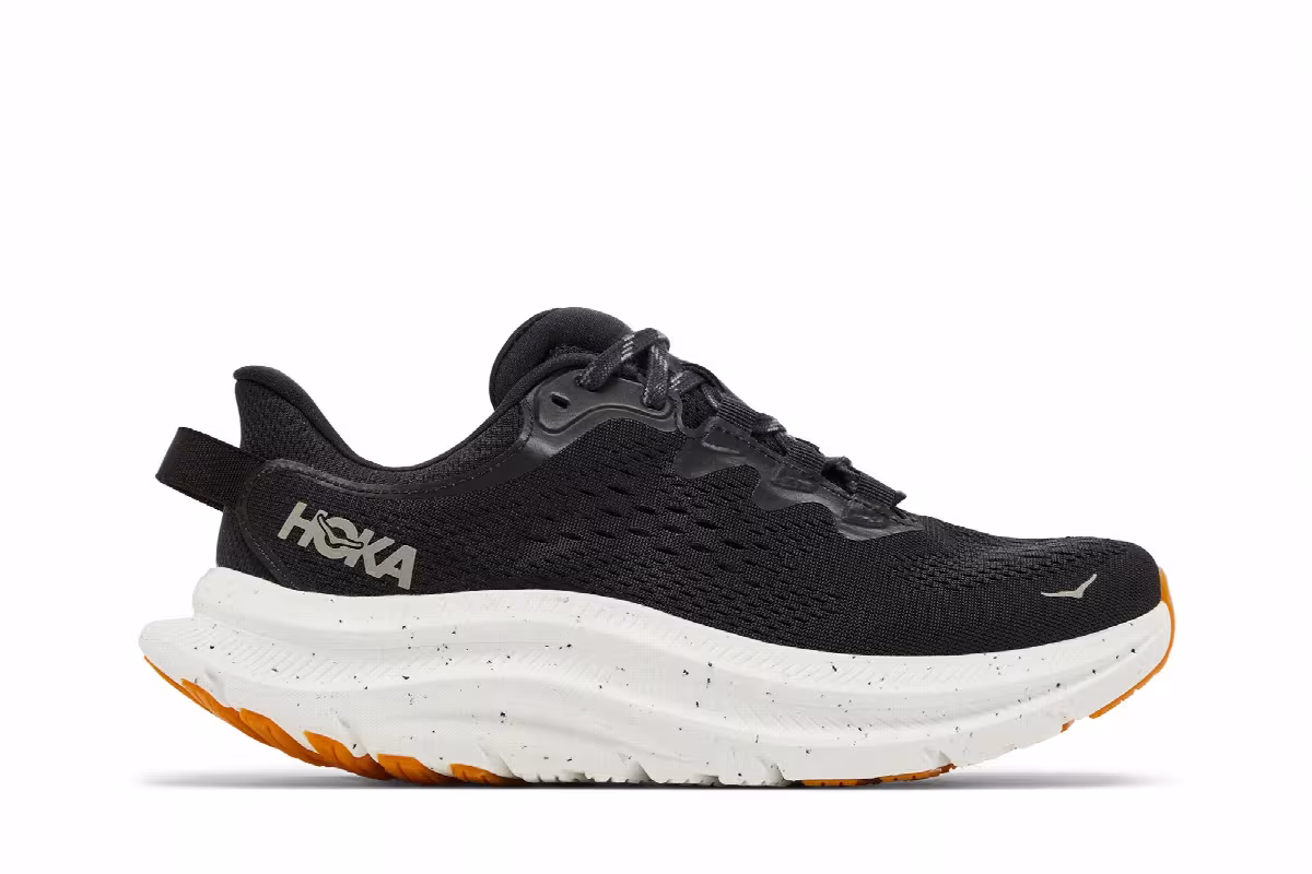 HOKA Women's Kawana 2 Black White, view 2