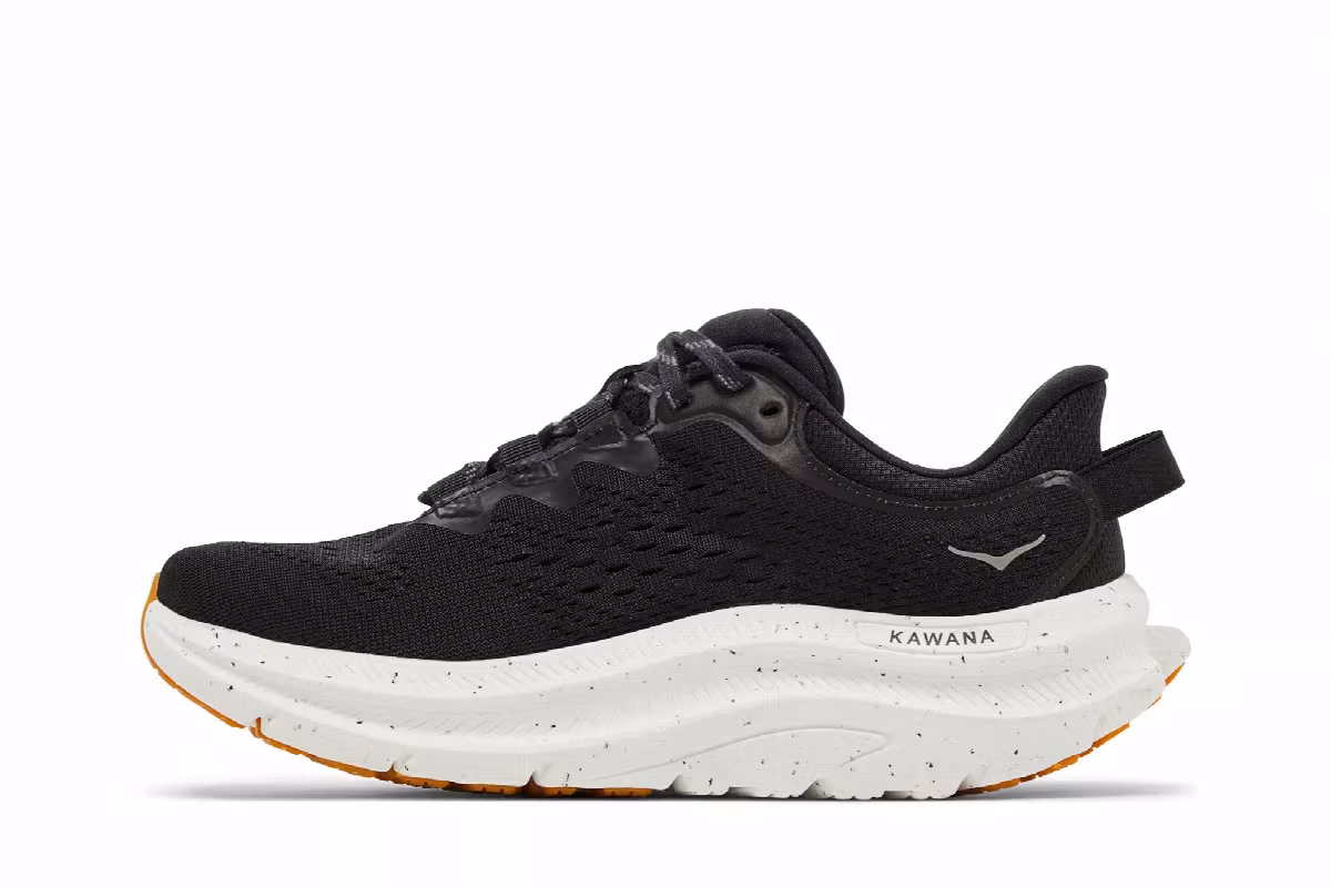 HOKA Women's Kawana 2 Black White, view 4