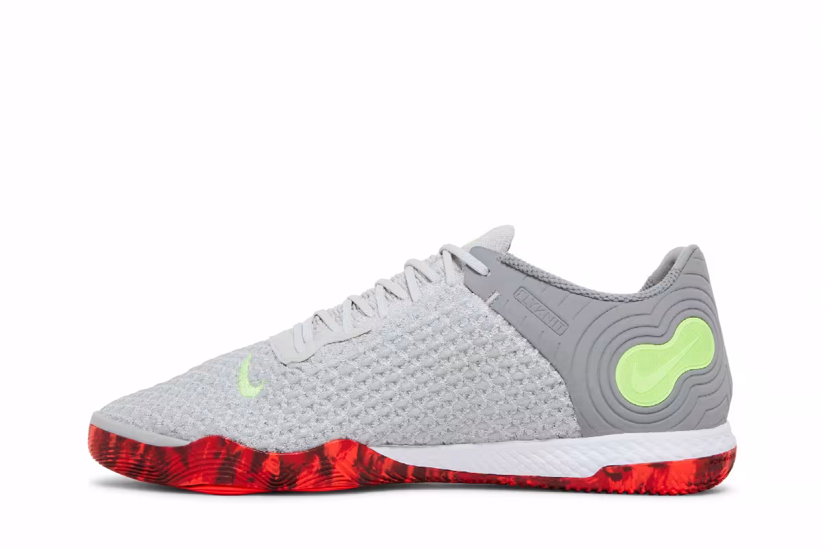 Nike React Gato Grey Fog Bright Crimson, view 4