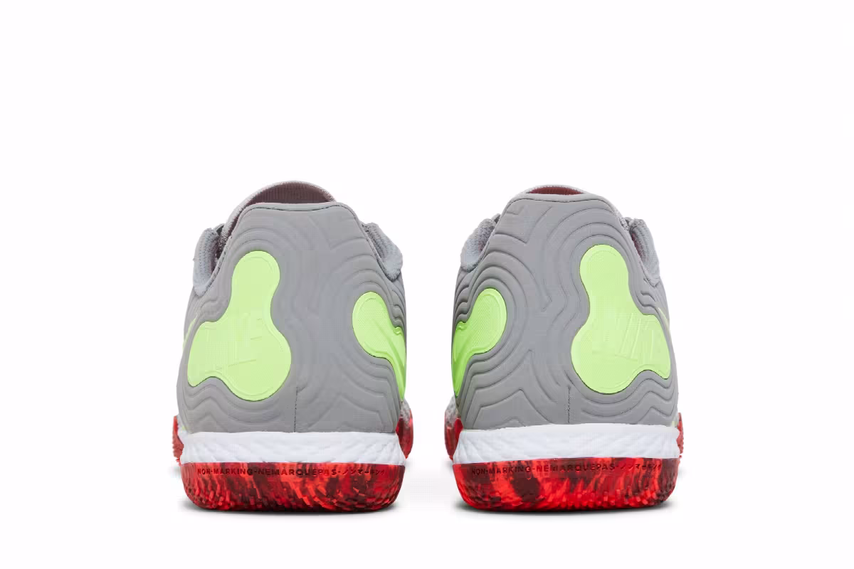 Nike React Gato Grey Fog Bright Crimson, view 7