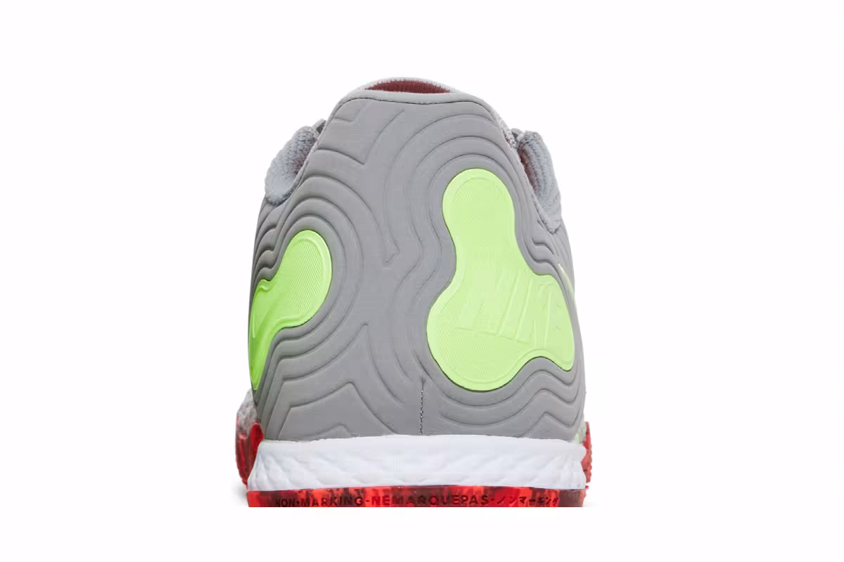 Nike React Gato Grey Fog Bright Crimson, view 8