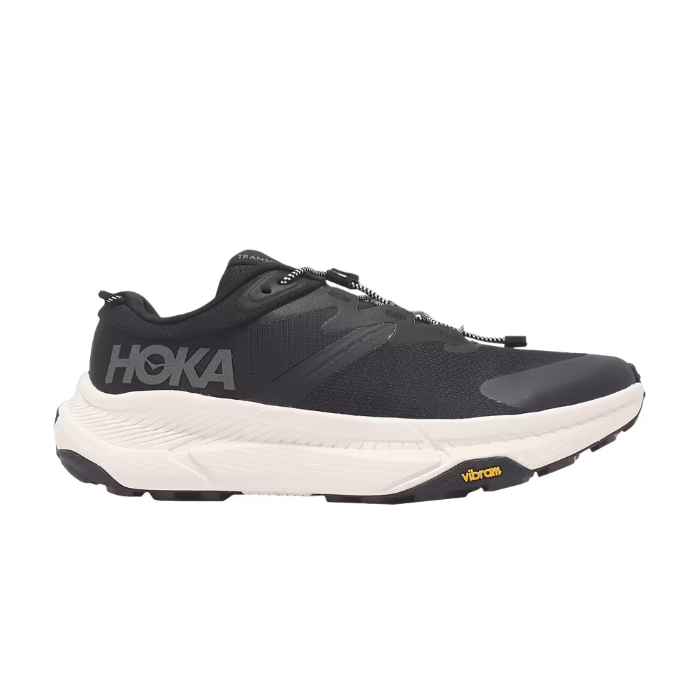 HOKA Transport 2E Wide Black Alabaster
