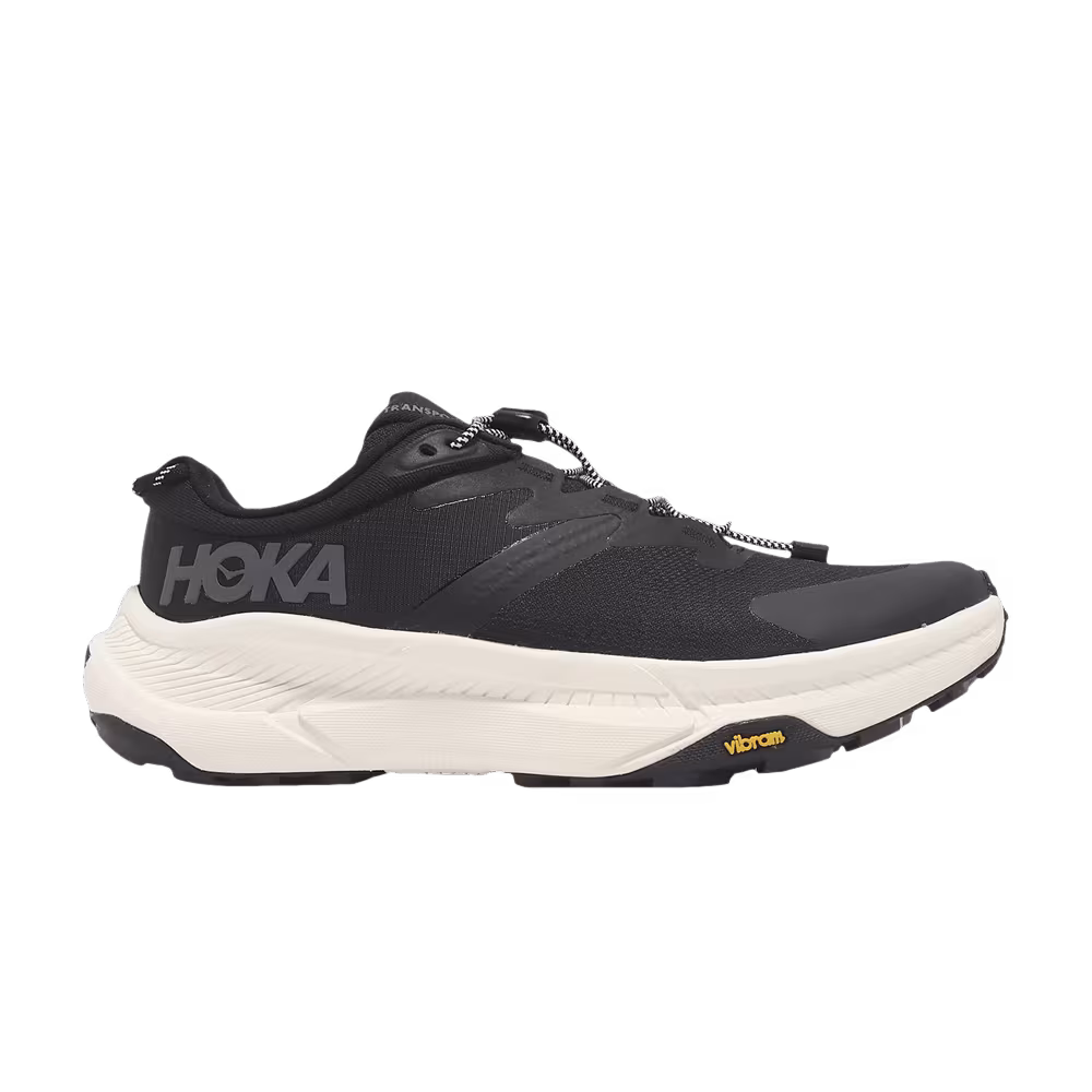 HOKA Women's Transport Wide Black Alabaster