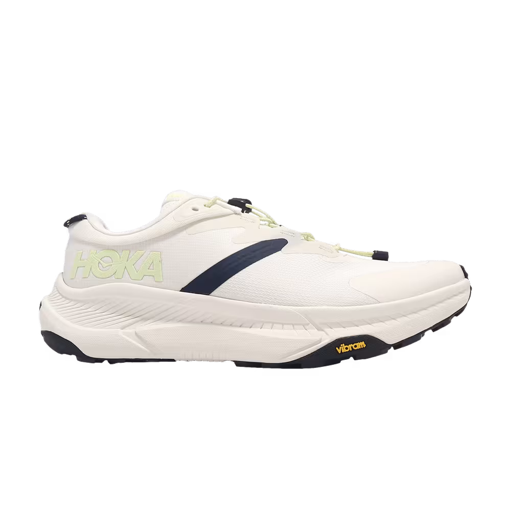 HOKA Transport 2E Wide Alabaster Varsity Navy
