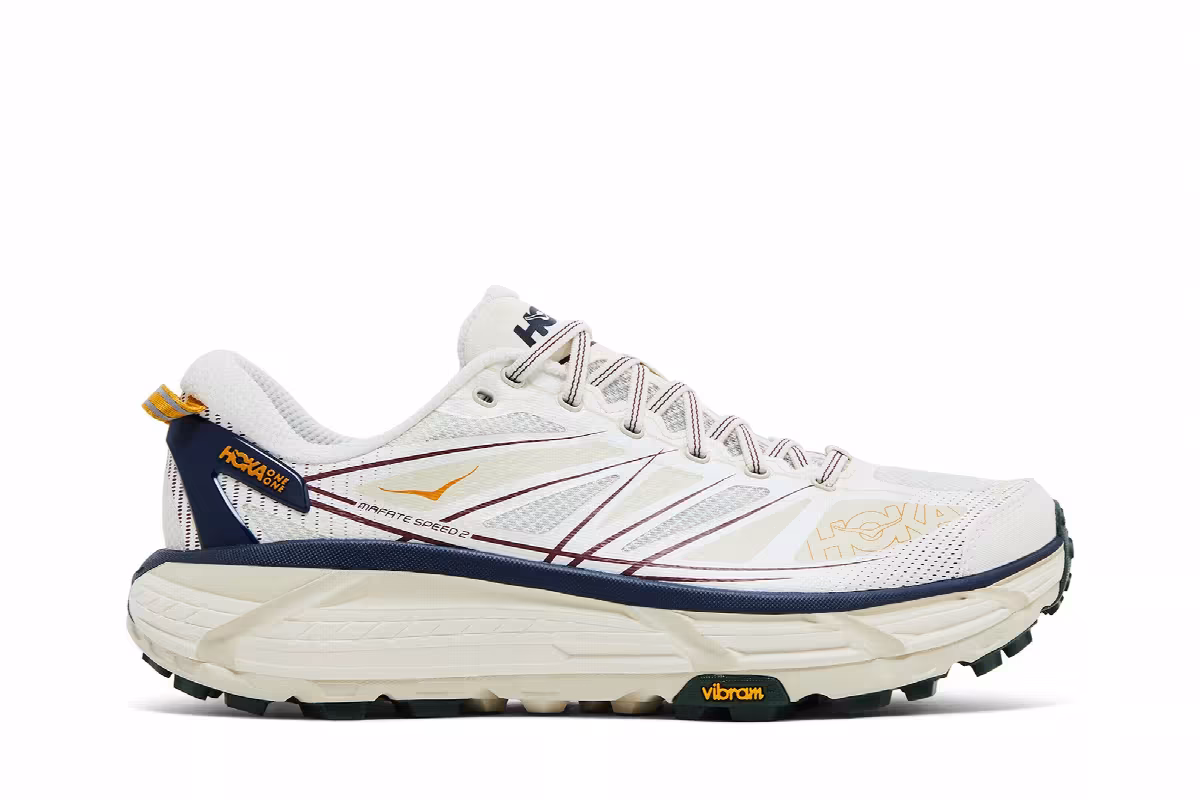 HOKA Mafate Speed 2 Alabaster Oat Milk, view 2