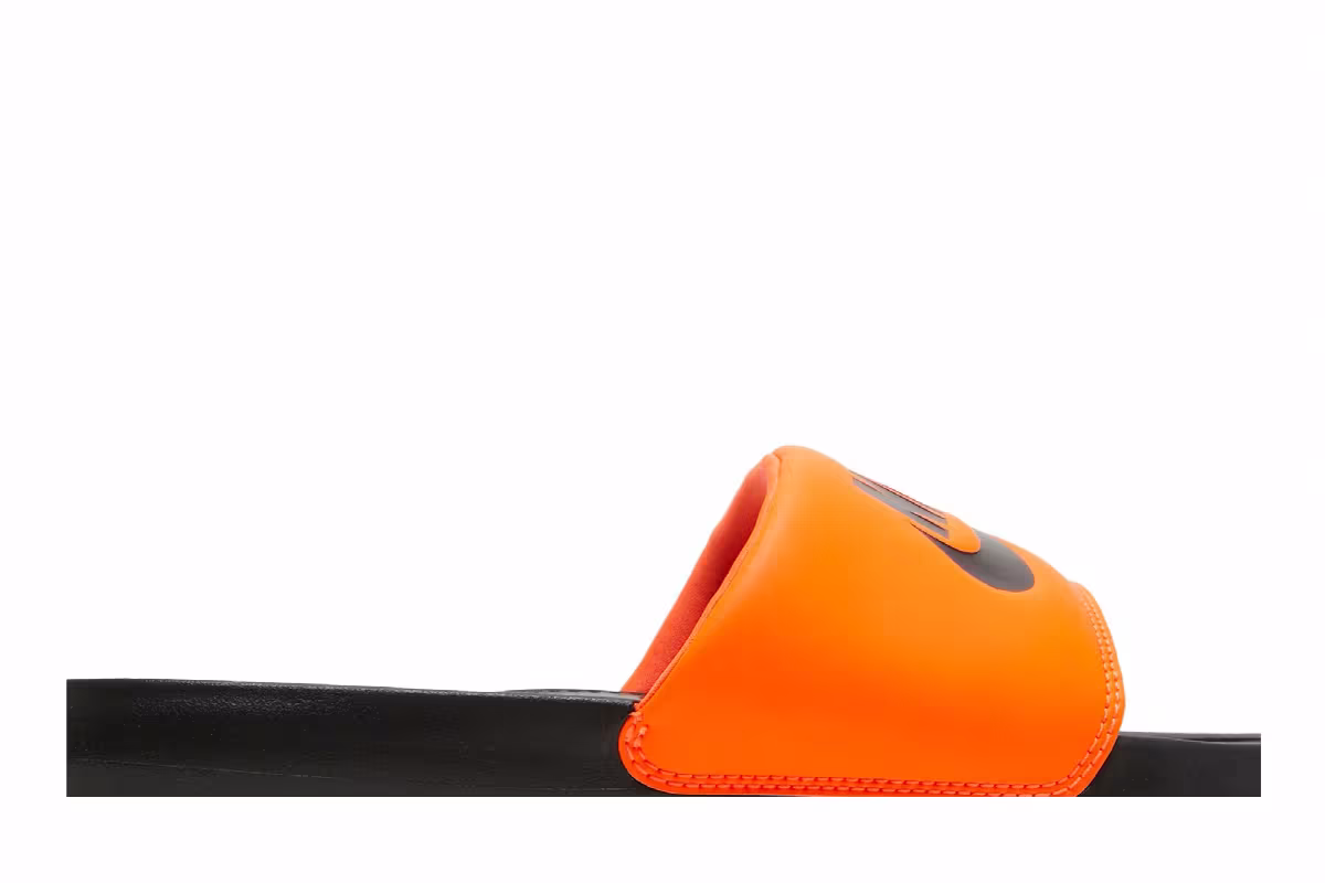 Nike Victori One Slide Black Hyper Crimson, view 3