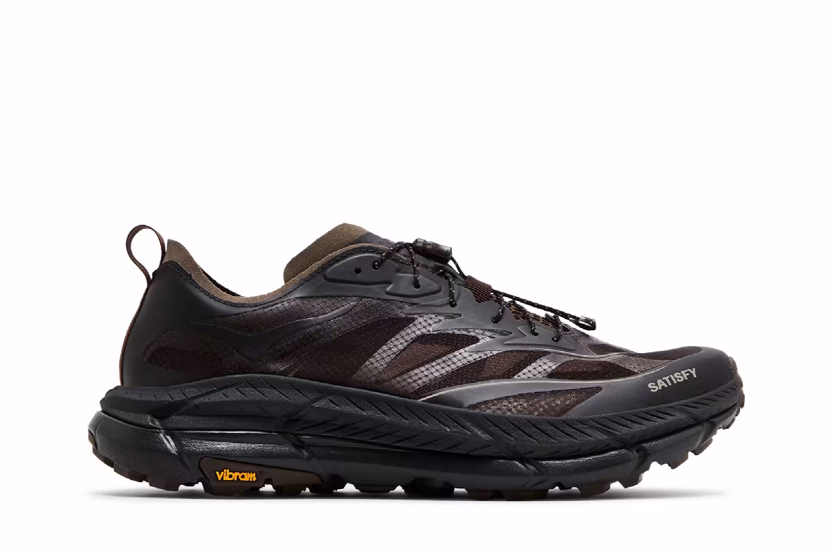Satisfy x HOKA Mafate Speed 4 Lite Coffee, view 2