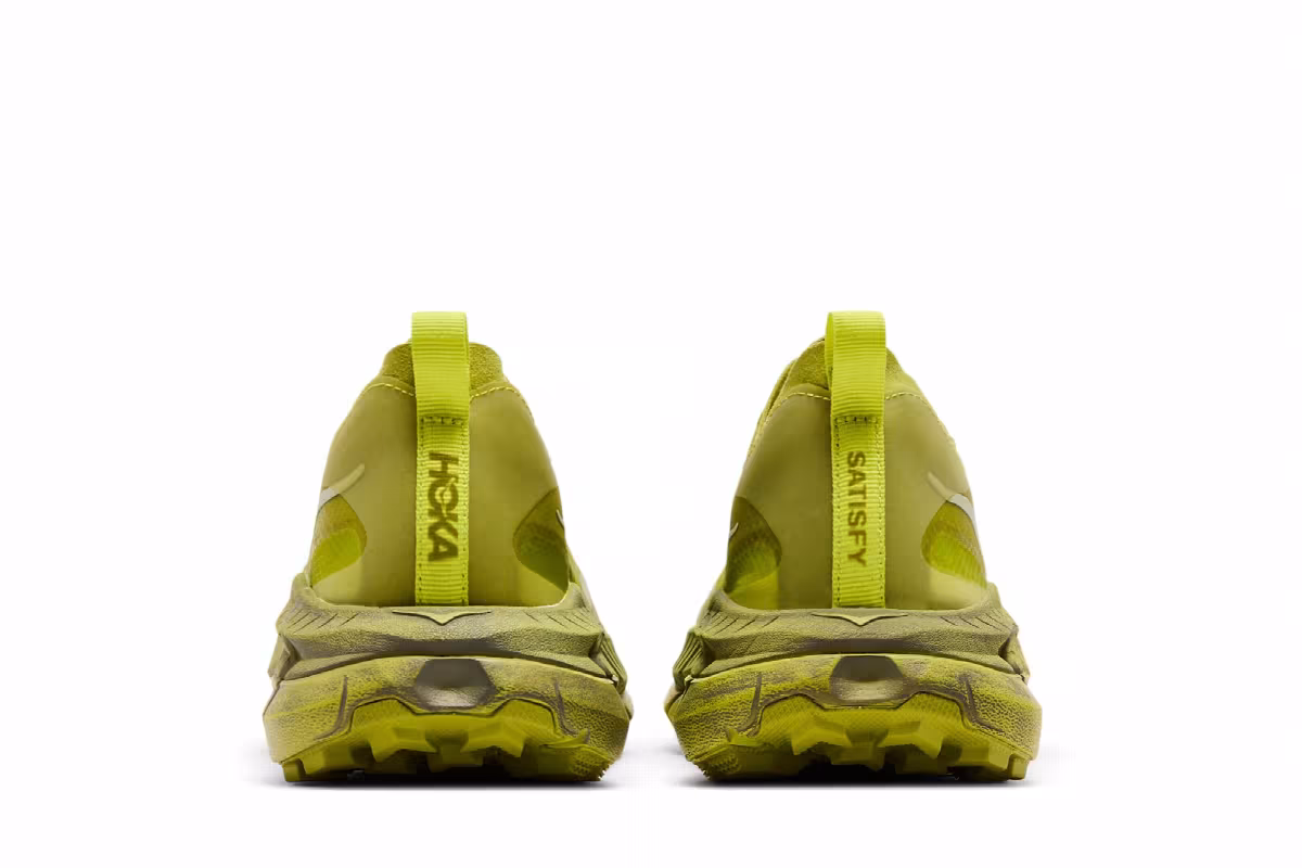 Satisfy x HOKA Mafate Speed 4 Lite Sulfur, view 7