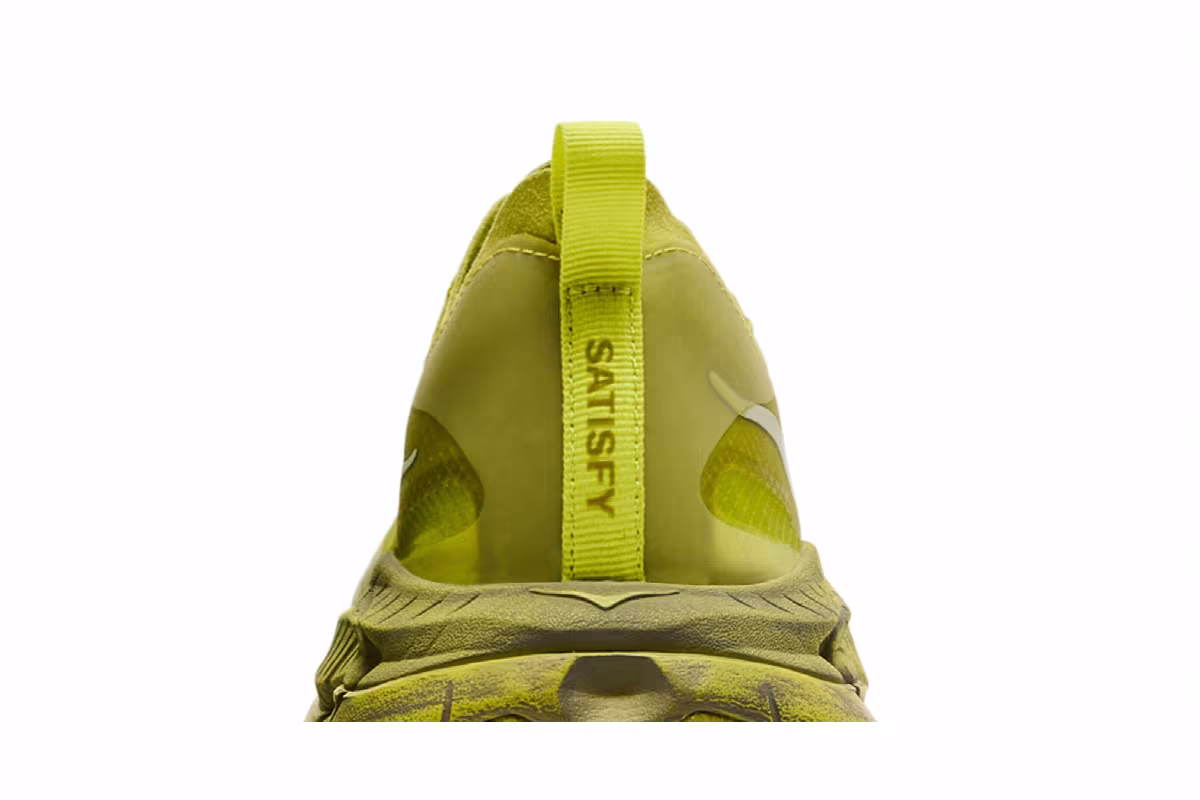Satisfy x HOKA Mafate Speed 4 Lite Sulfur, view 8