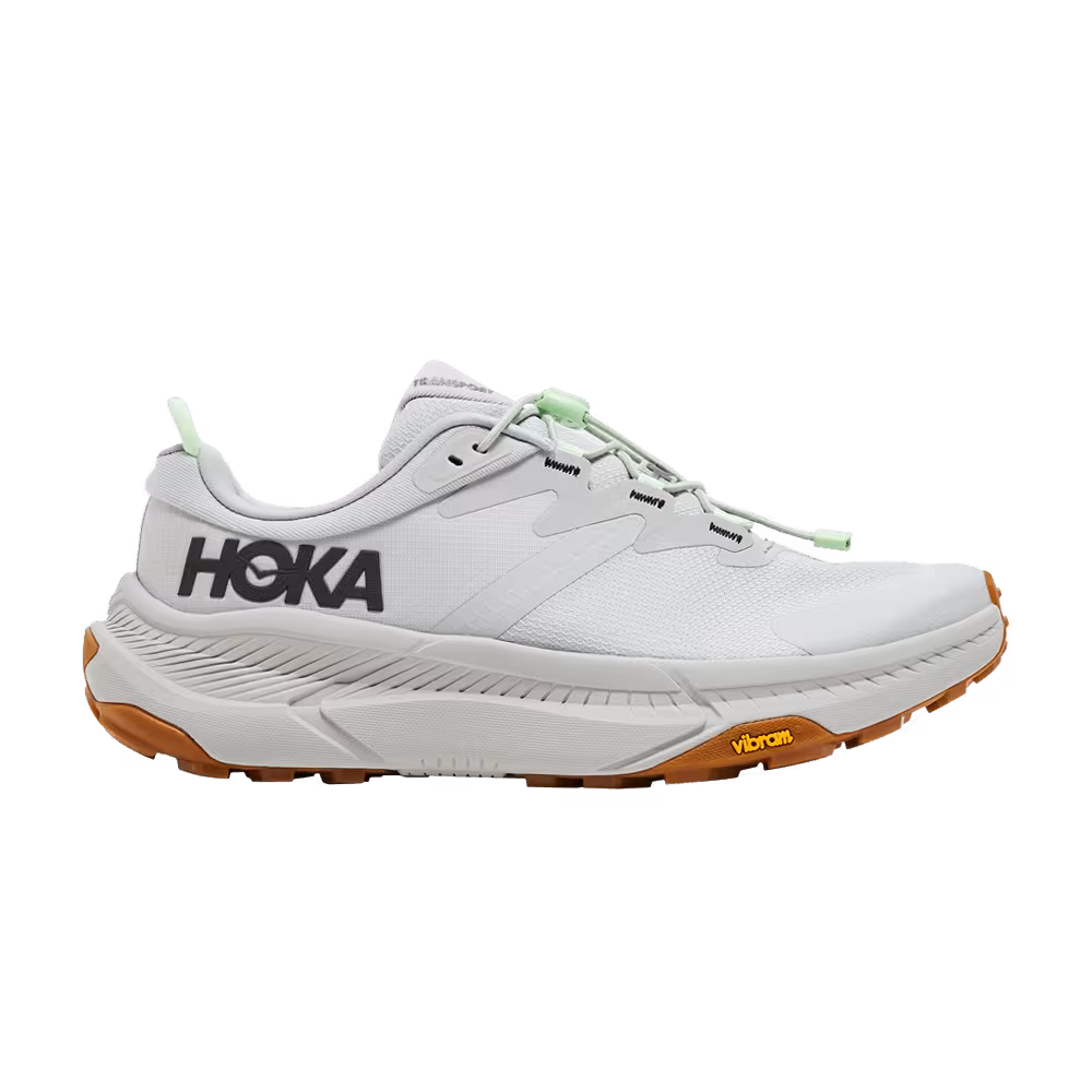 HOKA Transport Harbor Mist Lime Glow
