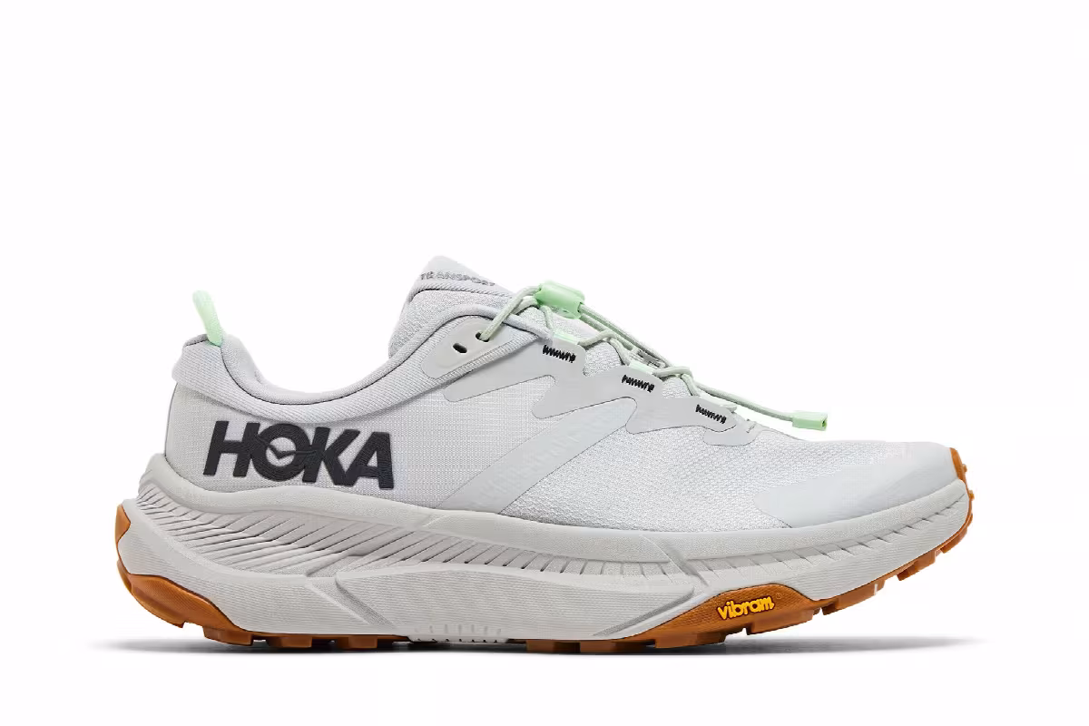 HOKA Transport Harbor Mist Lime Glow, view 2