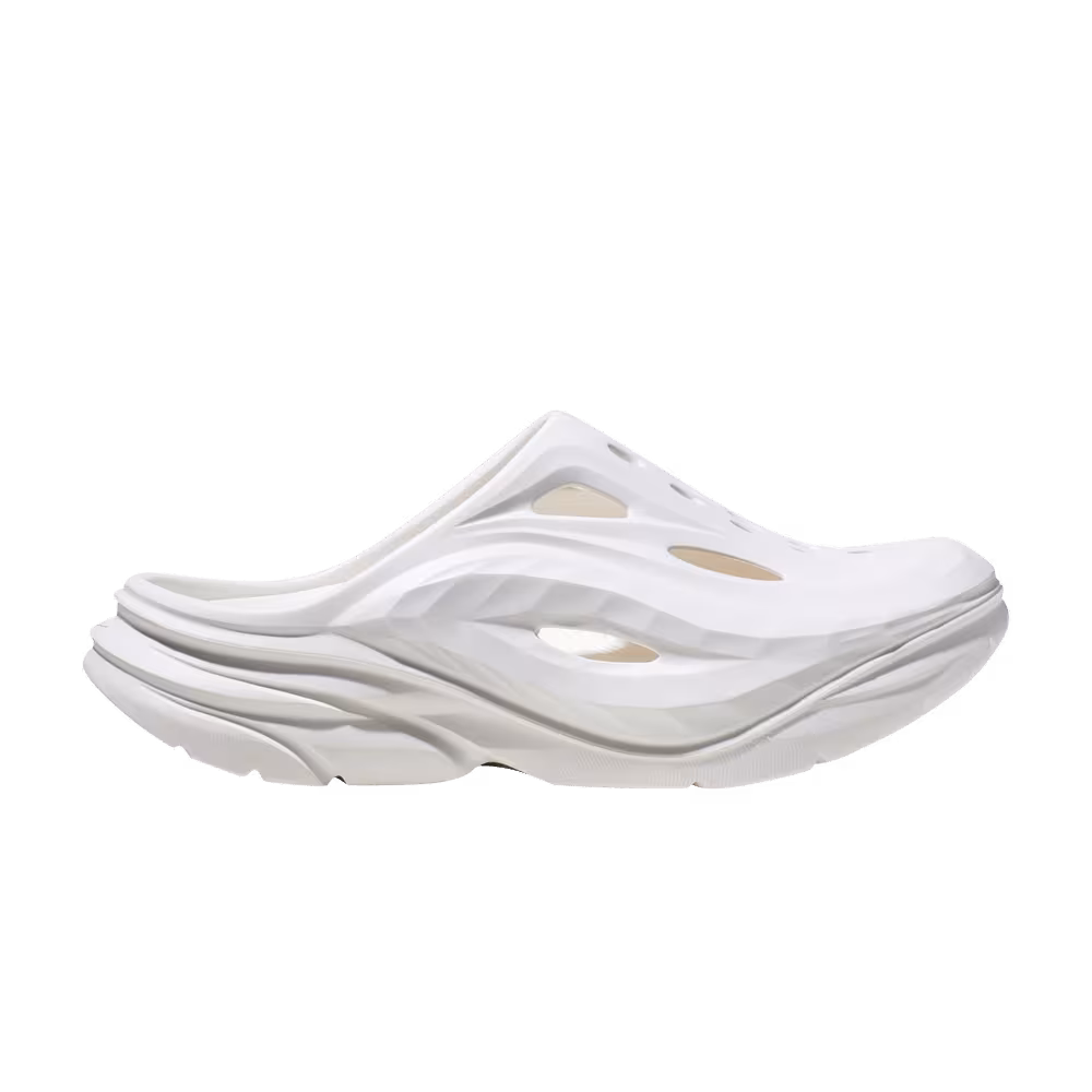 HOKA Ora Recovery Mule Triple White