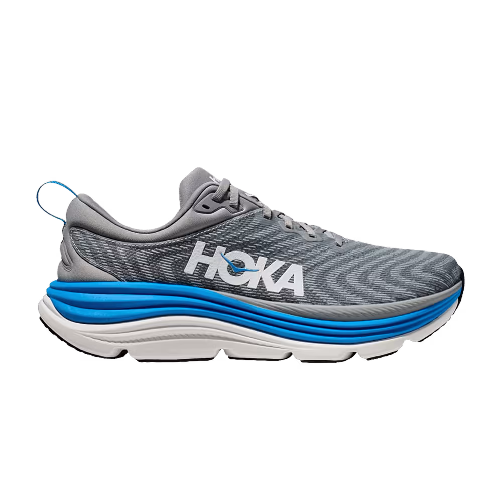 HOKA Gaviota 5 2E Wide Limestone Diva Blue