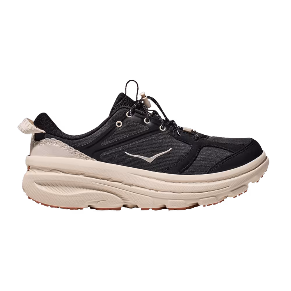 HOKA Bondi B3LS Black Alabaster