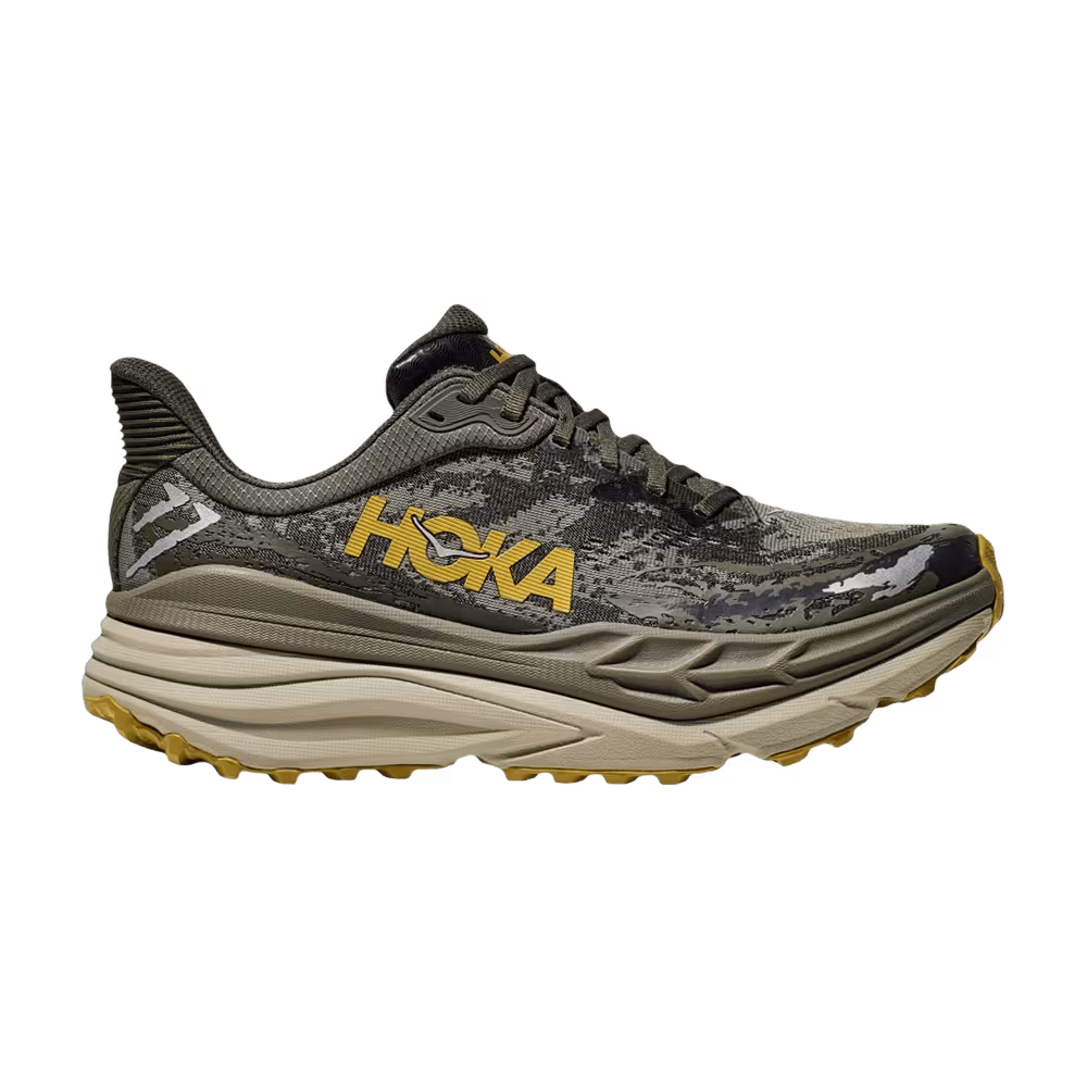 HOKA Stinson 7 Olive Haze Forest Cover