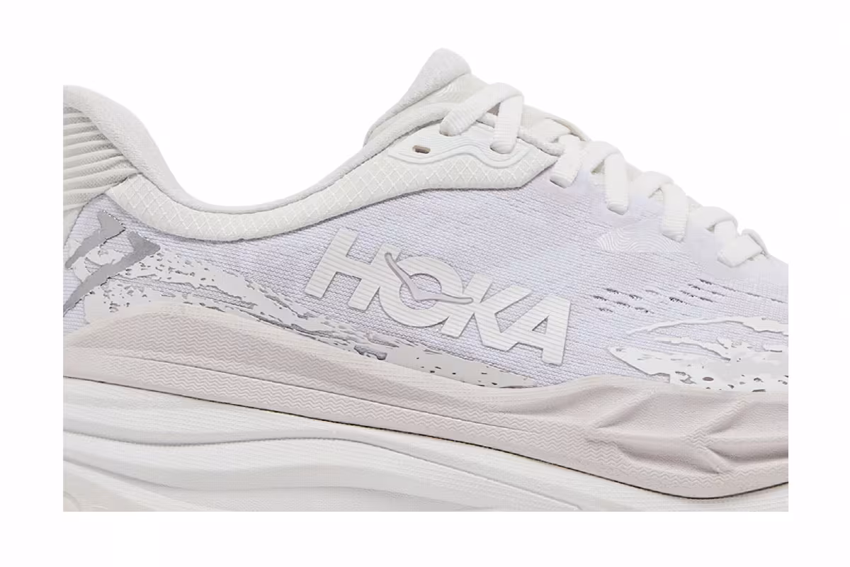 HOKA Women's Stinson 7 Triple White, view 3