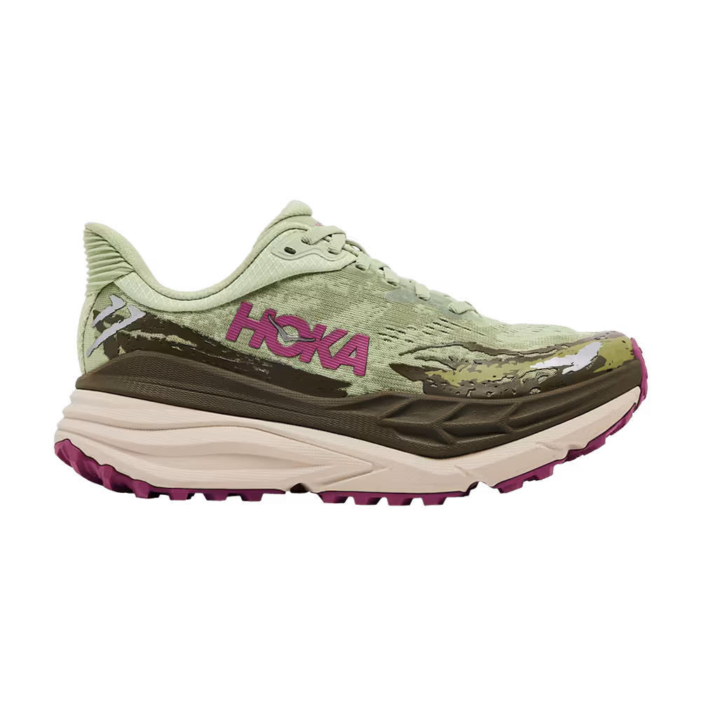 HOKA Women's Stinson 7 Seed Green Beet Root