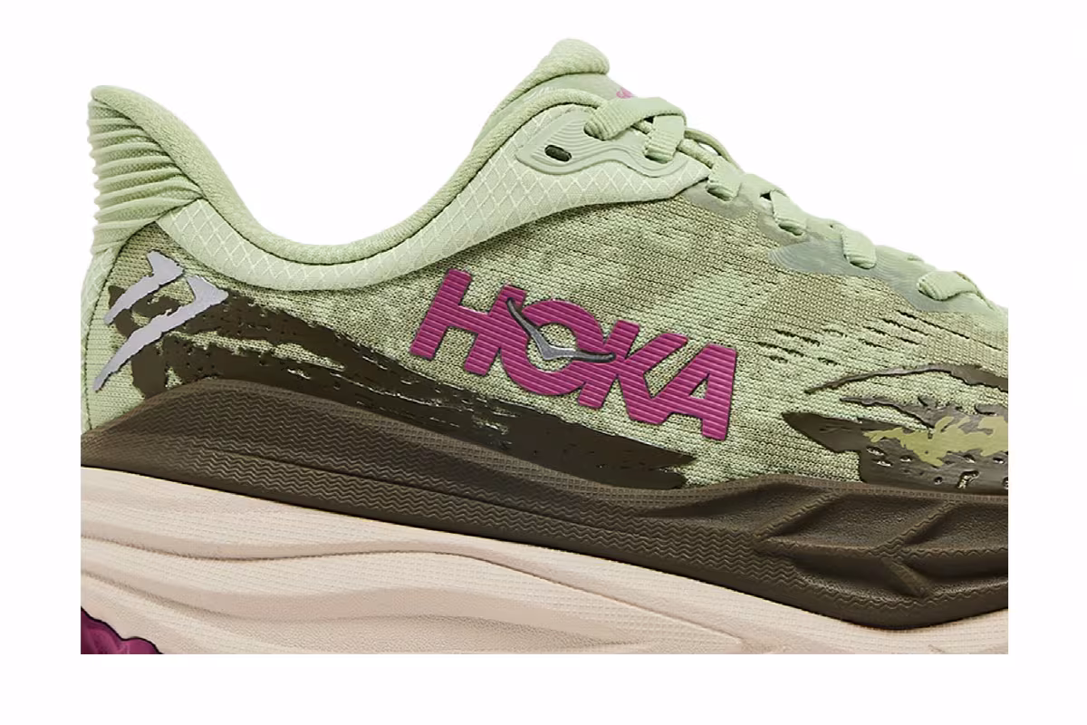 HOKA Women's Stinson 7 Seed Green Beet Root, view 3