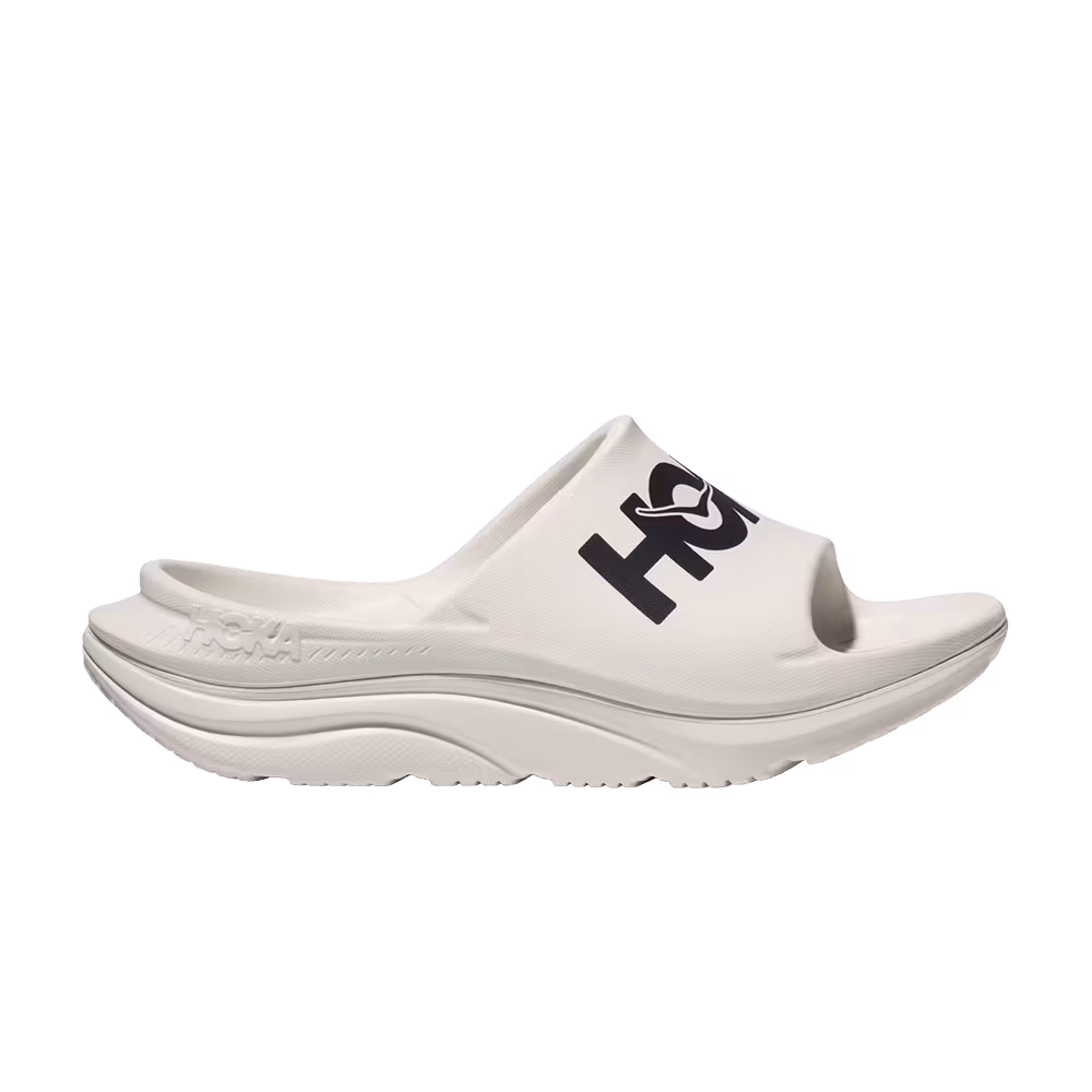 HOKA Ora Athletic Slide White Black