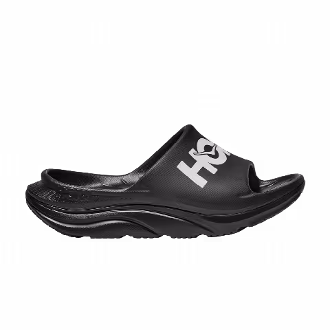 HOKA Ora Athletic Slide 'Black White'