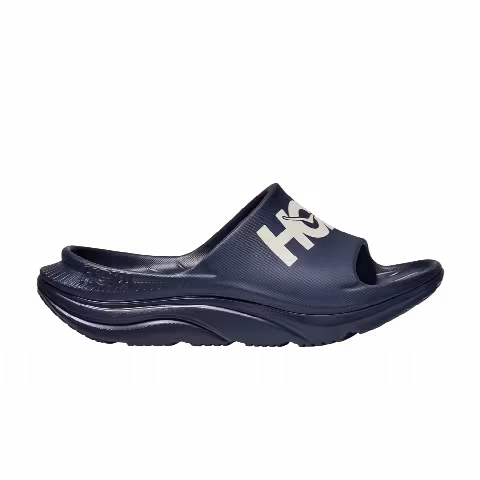 HOKA Ora Athletic Slide 'Varsity Navy White'