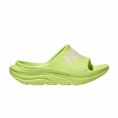 HOKA Ora Athletic Slide 'Lettuce White'