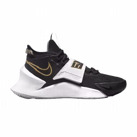 Nike Future Court 3 GS 'Black White Metallic Gold'