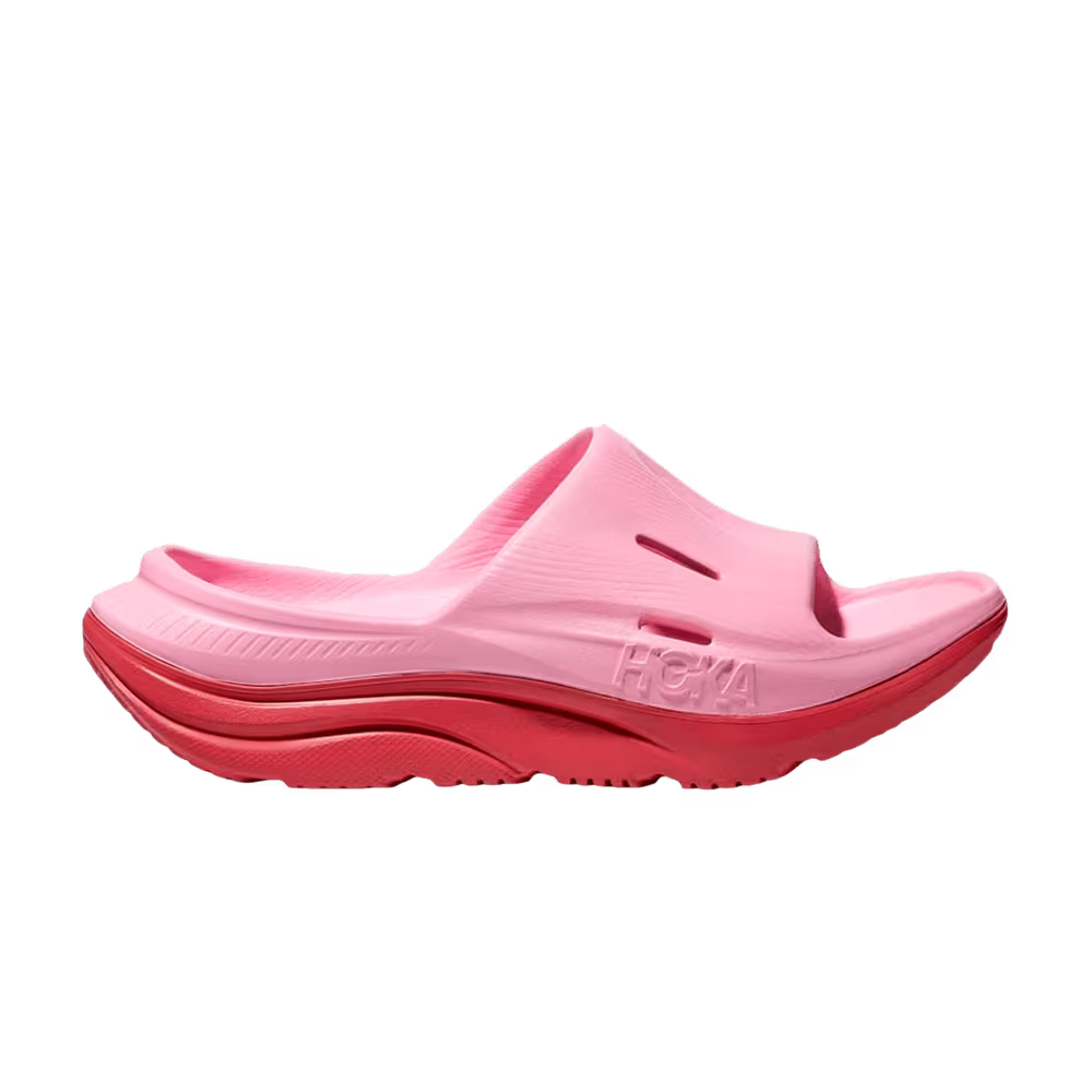 HOKA Ora Recovery Slide 3 Kids Peony Cerise