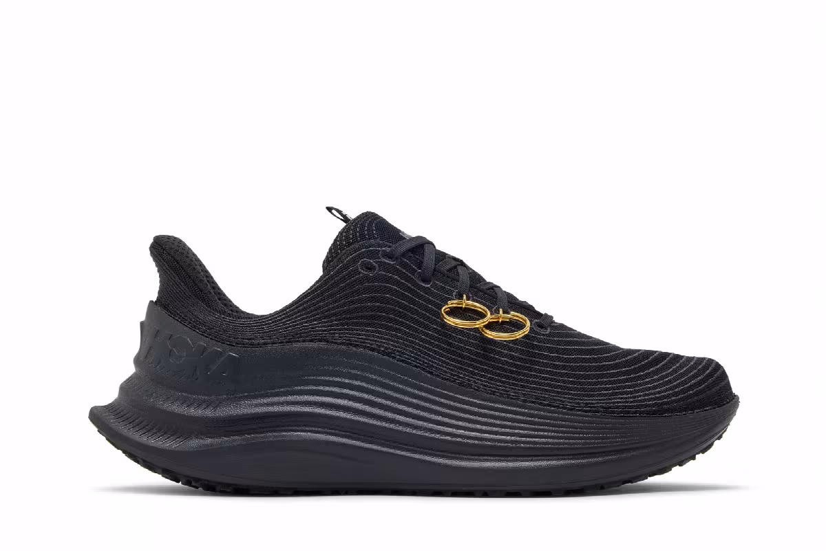 BLACK Comme des Garçons x HOKA TC 1.0 Black, view 2