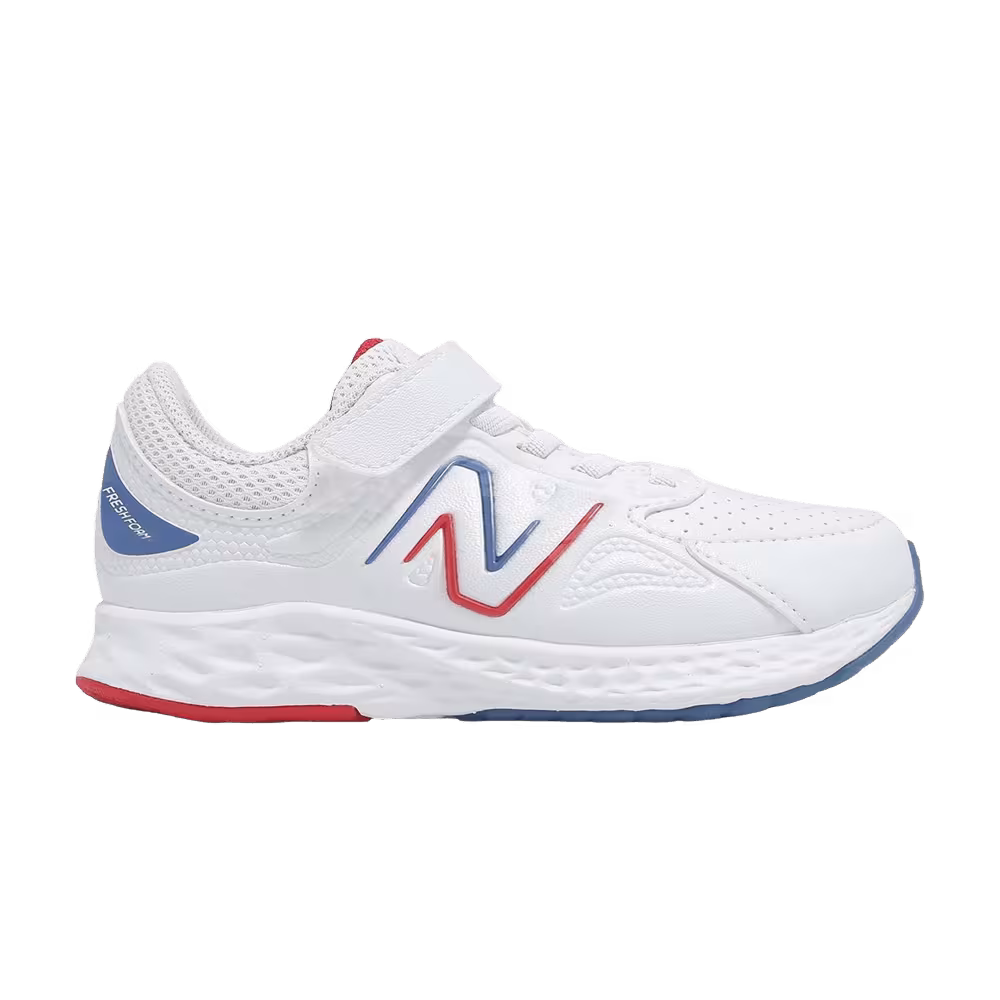 New Balance Fresh Foam 76T V1 Little Kid Wide White Blue