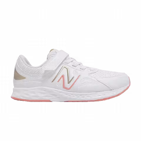 New Balance Fresh Foam 76T V1 Little Kid Wide 'White Pink'