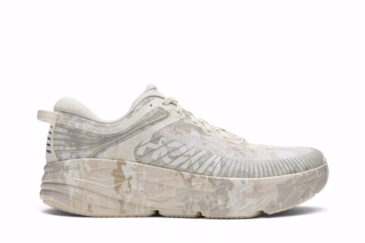Beams x HOKA Bondi 7 Turtledove, view 2