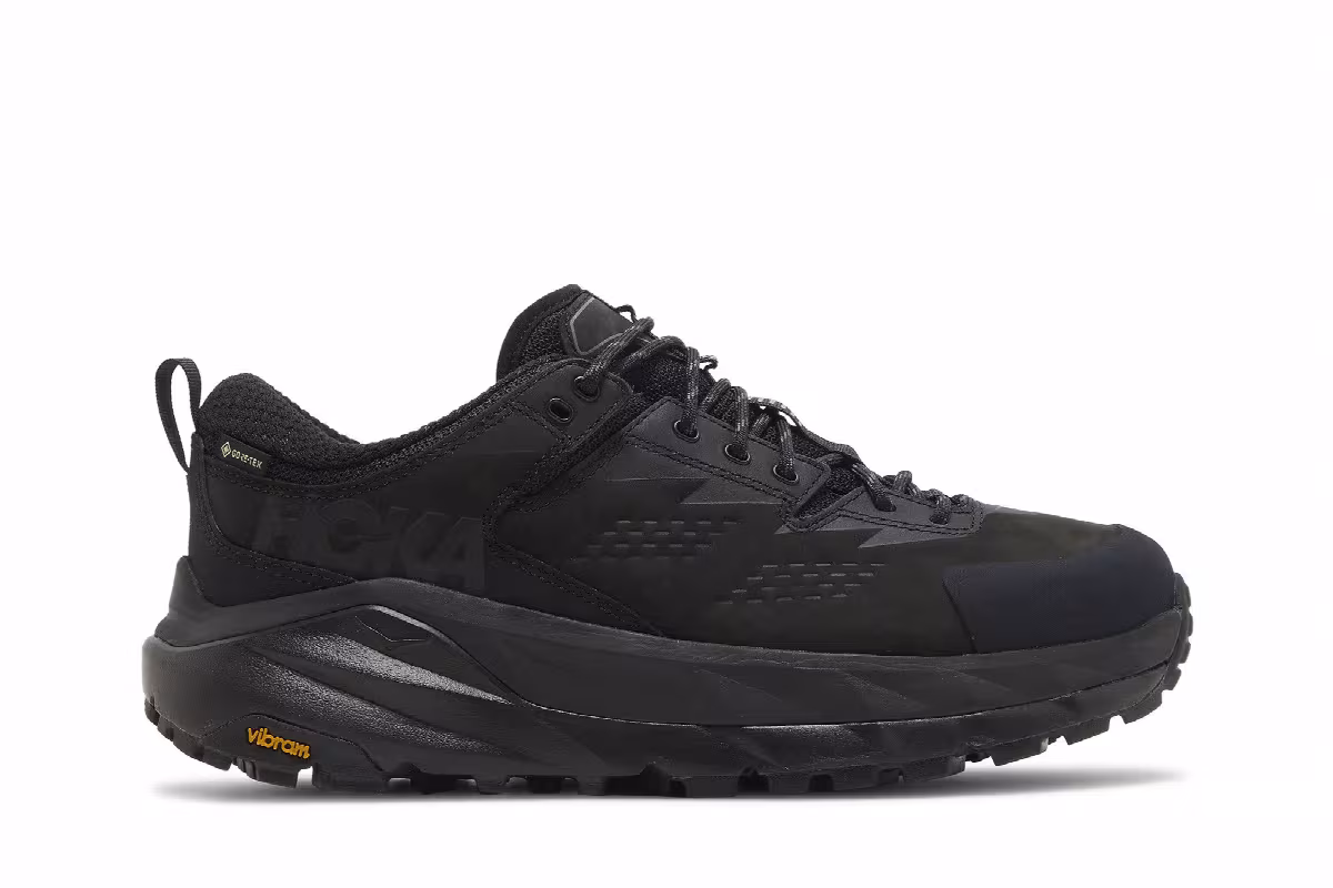 HOKA Kaha Low GTX Black Charcoal Grey, view 2