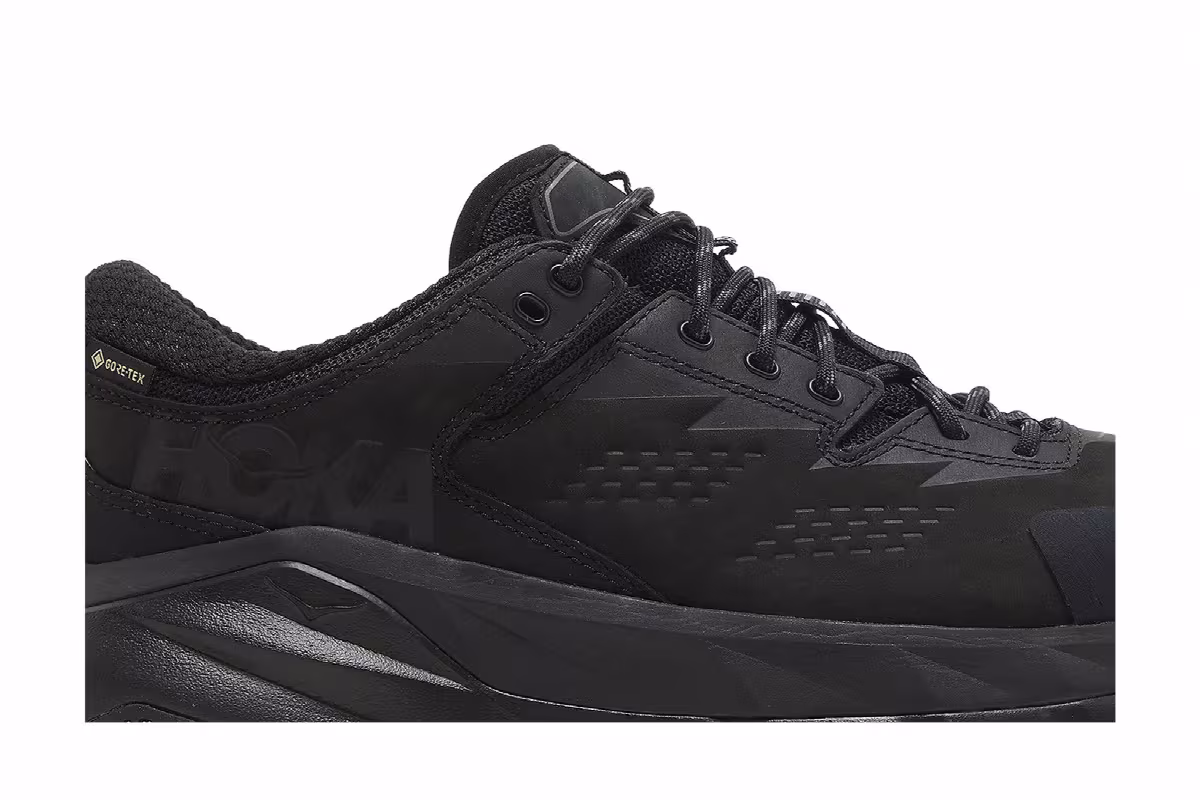 HOKA Kaha Low GTX Black Charcoal Grey, view 3